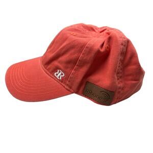 RRvane Vintage Washed Twill Cotton Orange Soft Adjustable Baseball Cap Hat